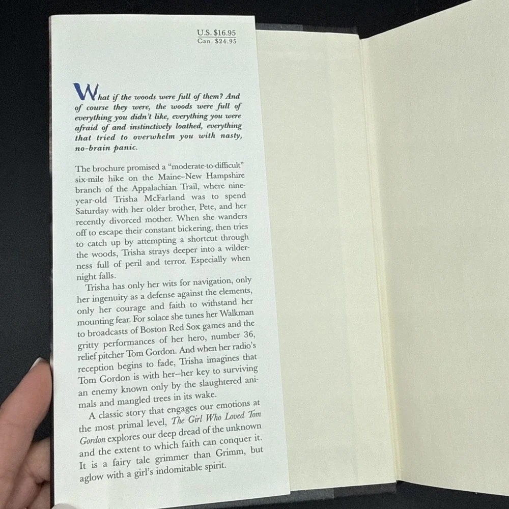 Stephen King *THE GIRL WHO LOVED‎ TOM GORDON* HC/DJ - 1st Edition - 1st Printing